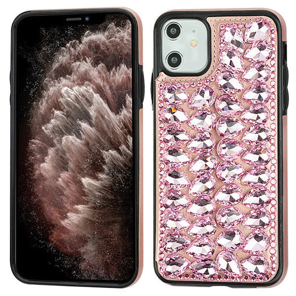 Bling Card Case Pink Iphone 12 Mini