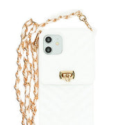 CrossBody Silicone Pouch White Iphone 11