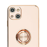 Free Air Ring Light Pink Chrome Case Iphone 13 Mini
