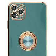 Free Air Ring Dark Green Chrome Case Iphone 12 Pro Max