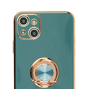 Free Air Ring Dark Green Chrome Case Iphone 13 Mini
