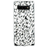 Handmade Bling Silver Stones Samsung S10
