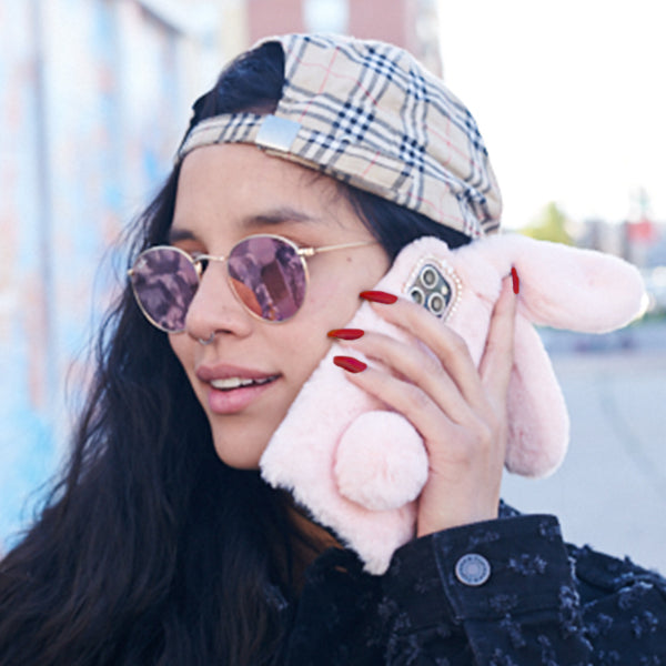 Bunny Case Light Pink IPhone XR