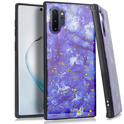 Marble Flake Purple Case Note 10 - Bling Cases.com