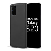 Silicone Skin Black Samsung S20 - Bling Cases.com