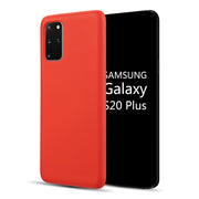 Silicone Skin Red Samsung S20 Plus - Bling Cases.com