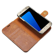 Detachable Ming Brown Wallet Samsung S7 - Bling Cases.com