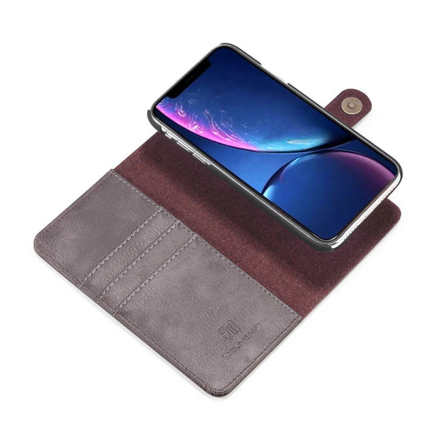 Detachable Ming Grey Wallet Iphone 11 - Bling Cases.com