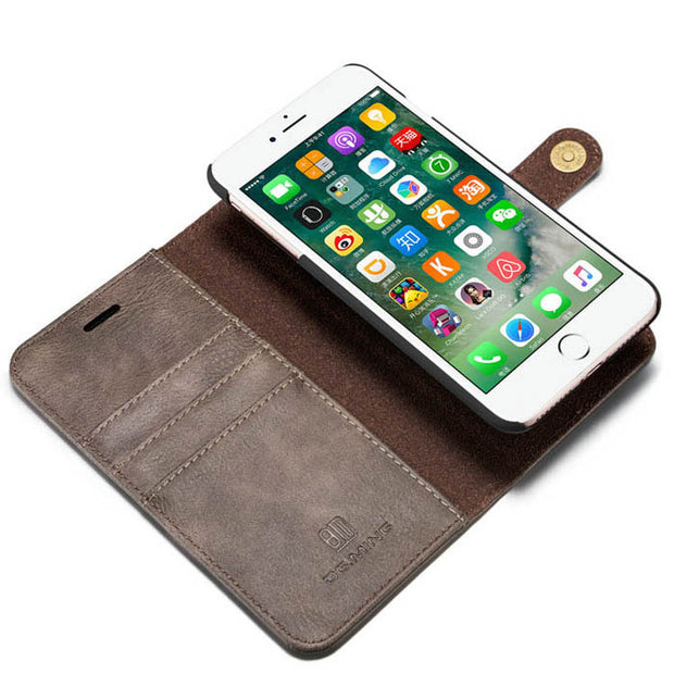 Detachable Ming Grey Wallet Iphone 7/8 Plus - Bling Cases.com