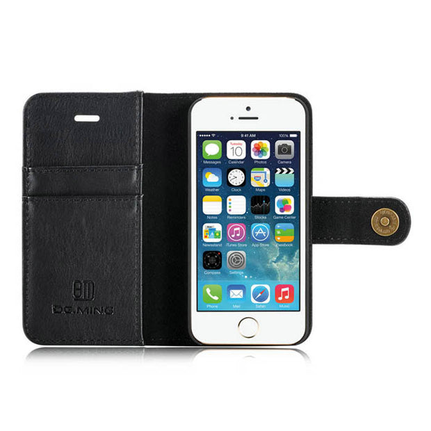 Detachable Wallet Ming Black Iphone 5/5S/5SE - Bling Cases.com