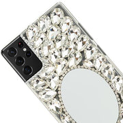 Handmade Mirror Silver Case Samsung S21 Ultra