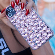 Handmade Bling Pink Case IPhone 13 Pro
