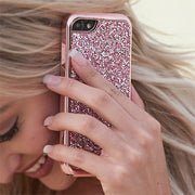 Hybrid Bling Pink Case Iphone XR