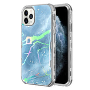 Heavy Duty Marble Blue Iphone 11 Pro - Bling Cases.com