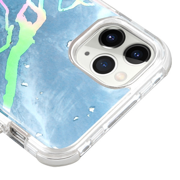 Heavy Duty Marble Blue Iphone 11 Pro - Bling Cases.com