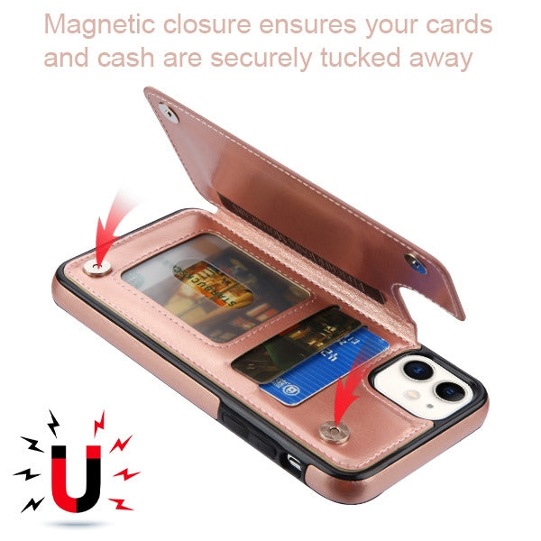 Back Book Card Case Rose Gold Iphone 11 - Bling Cases.com