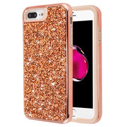 Hybrid Bling Case Rose Gold Iphone SE 2020 - Bling Cases.com