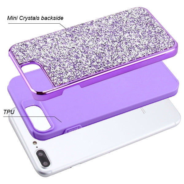 Hybrid Bling Case Purple Iphone 6/7/8 Plus - Bling Cases.com