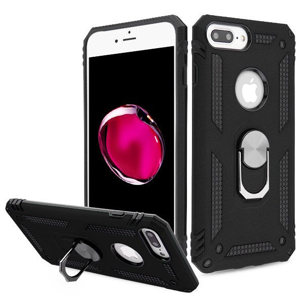 Hybrid Ring Black Case Iphone 6/7/8 Plus - Bling Cases.com