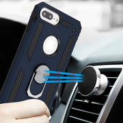 Hybrid Ring Blue Case Iphone 6/7/8 Plus - Bling Cases.com