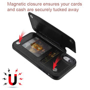 Back Book Card Case Black Iphone XR - Bling Cases.com