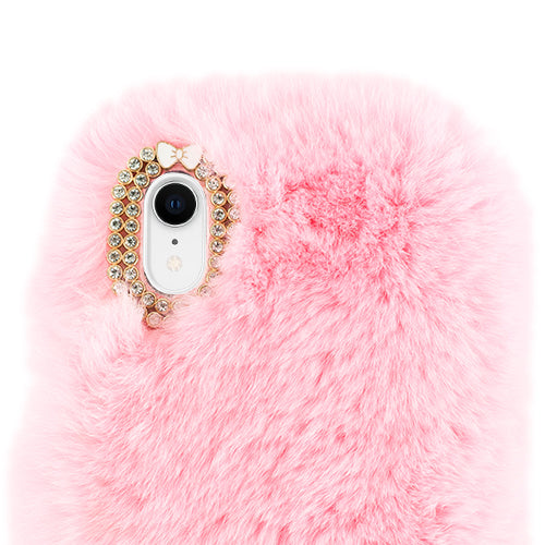 Fur Case Light Pink Iphone XR