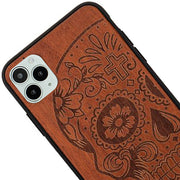 Skull Real Wood Iphone 11 Pro