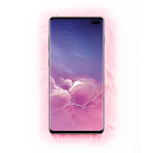 Fur Case Light Pink Samsung S10 Plus
