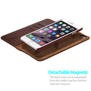 Detachable Wallet Brown Iphone 6/7/8 - Bling Cases.com