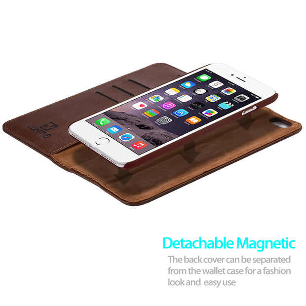 Detachable Wallet Brown Iphone SE 2020 - Bling Cases.com