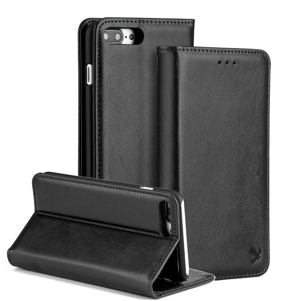 Detachable Wallet Black Iphone 6/7/8 Plus - Bling Cases.com