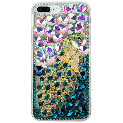 Handmade Peacock Bling Case Iphone 7/8 Plus