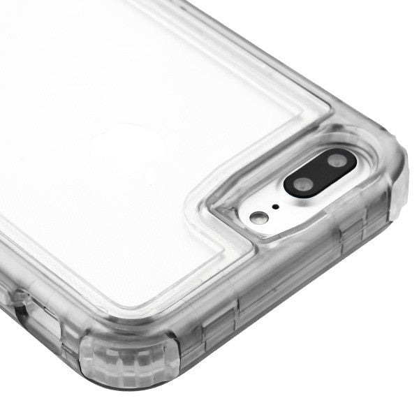 Hybrid Clear Smoke Case Iphone 6/7/8 Plus - Bling Cases.com