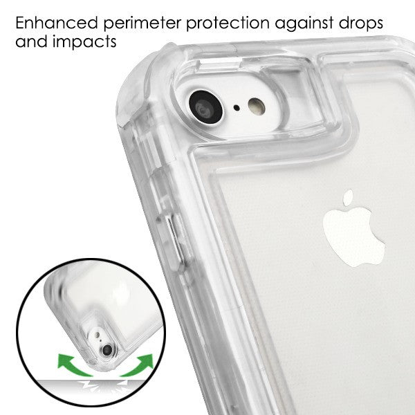 Hybrid Clear Case Iphone 6/7/8 - Bling Cases.com