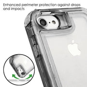 Hybrid Clear Smoke Case Iphone SE 2020 - Bling Cases.com