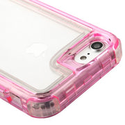 Hybrid Clear Pink Case Iphone SE 2020 - Bling Cases.com