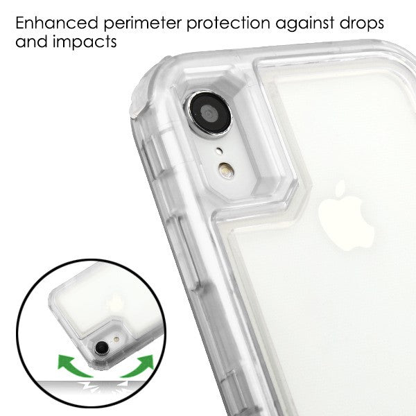 Clear Hybrid Case Iphone XR - Bling Cases.com