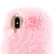 Fur Case Light Pink Iphone XS MAX - Bling Cases.com