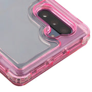 Hybrid Clear Pink Case Samsung Note 10 - Bling Cases.com