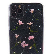 Real Flowers Pink Leaves Case IPhone 12 Pro Max