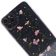 Real Flowers Pink Leaves Case IPhone 13 Pro