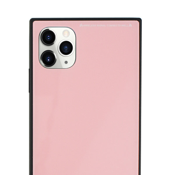 Square Hard Box Pink Case Iphone 11 Pro