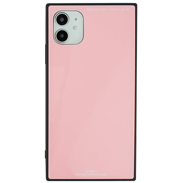Square Hard Box Pink Case Iphone 11
