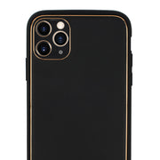 Leather Black Gold Case Iphone 12 Pro