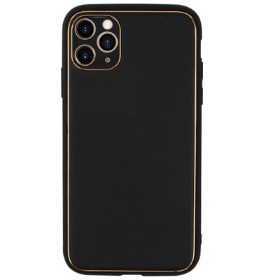 Leather Black Gold Case Iphone 12 Pro