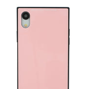 Square Hard Box Pink Case Iphone XR