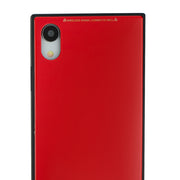 Square Hard Box Red Case Iphone XR