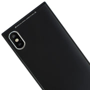 Square Hard Box Black Case Iphone 10