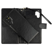 Handmade Detachable Bling Black Wallet Note 10
