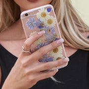 Real Flowers Purple Flakes Case LG Stylo 6